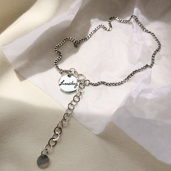 #NEW 925 Sterling Silver Lucky Coin Link Chain Anklet Ankle Bracelet - Picture 3 of 6